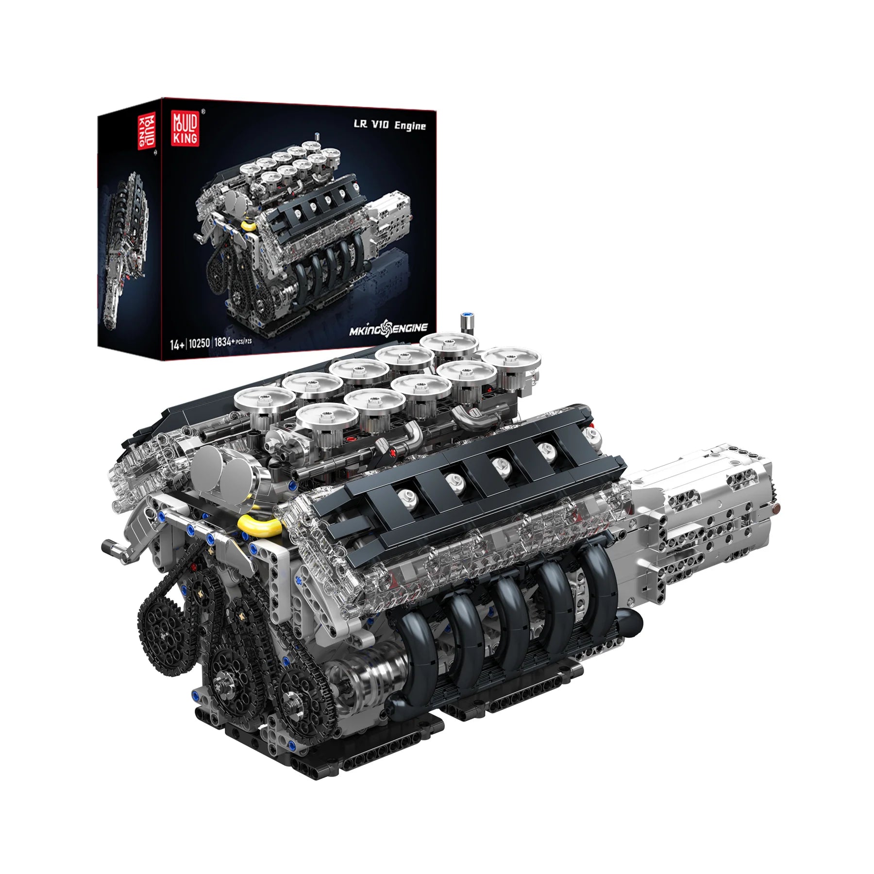 Mould King - 10250 - LFA V10 Engine Model - 1834 Pieces