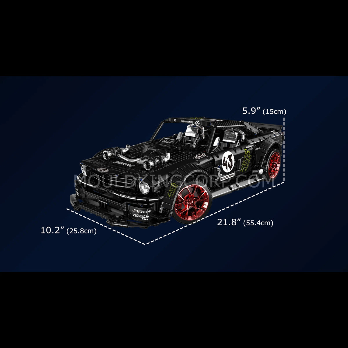 Mould King - 13108 - Ford Mustang Hoonicorn - 3201 Pieces