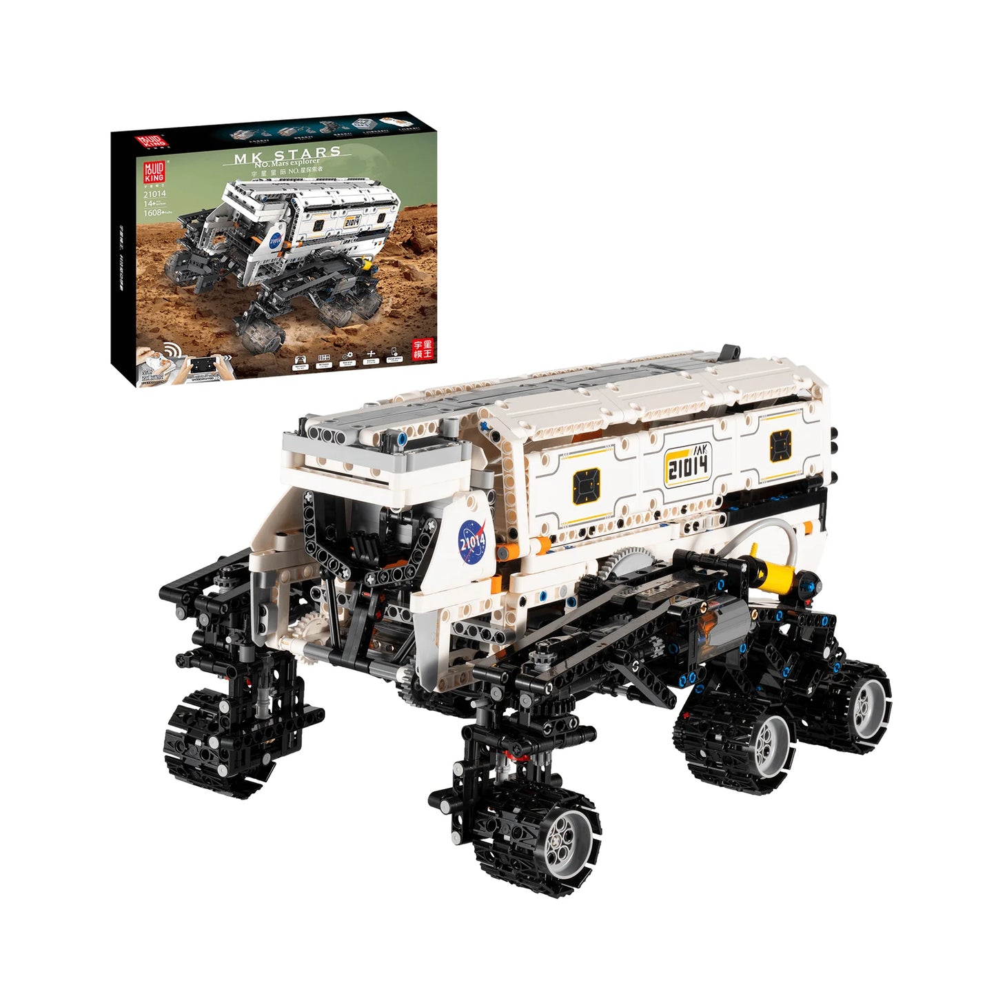 Mould King - 21014 - The Mars Explorer - 1608 Pieces - Dynamic Version