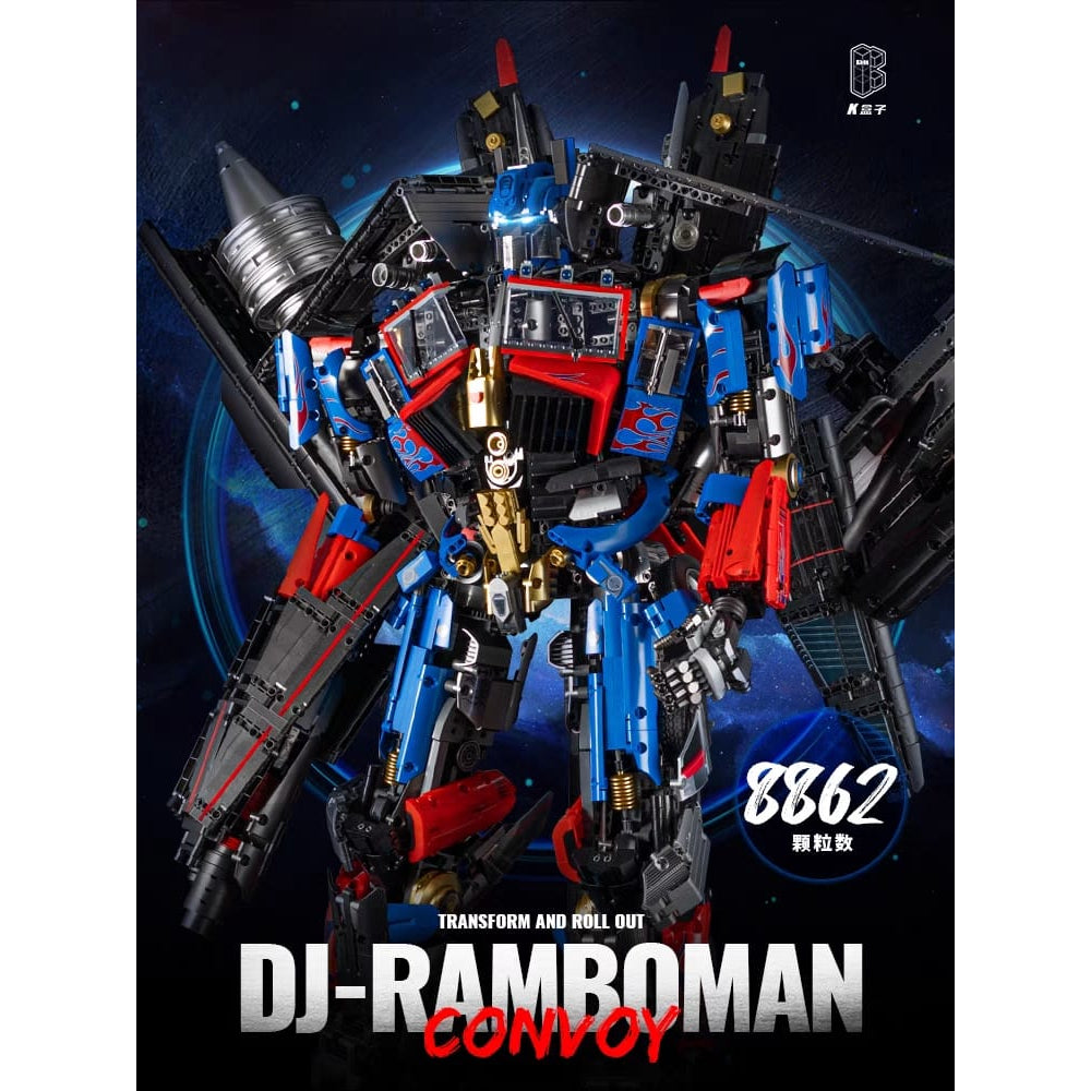 KBOX - V5006 - Jet Fire Optimus Prime - 8862 Pieces