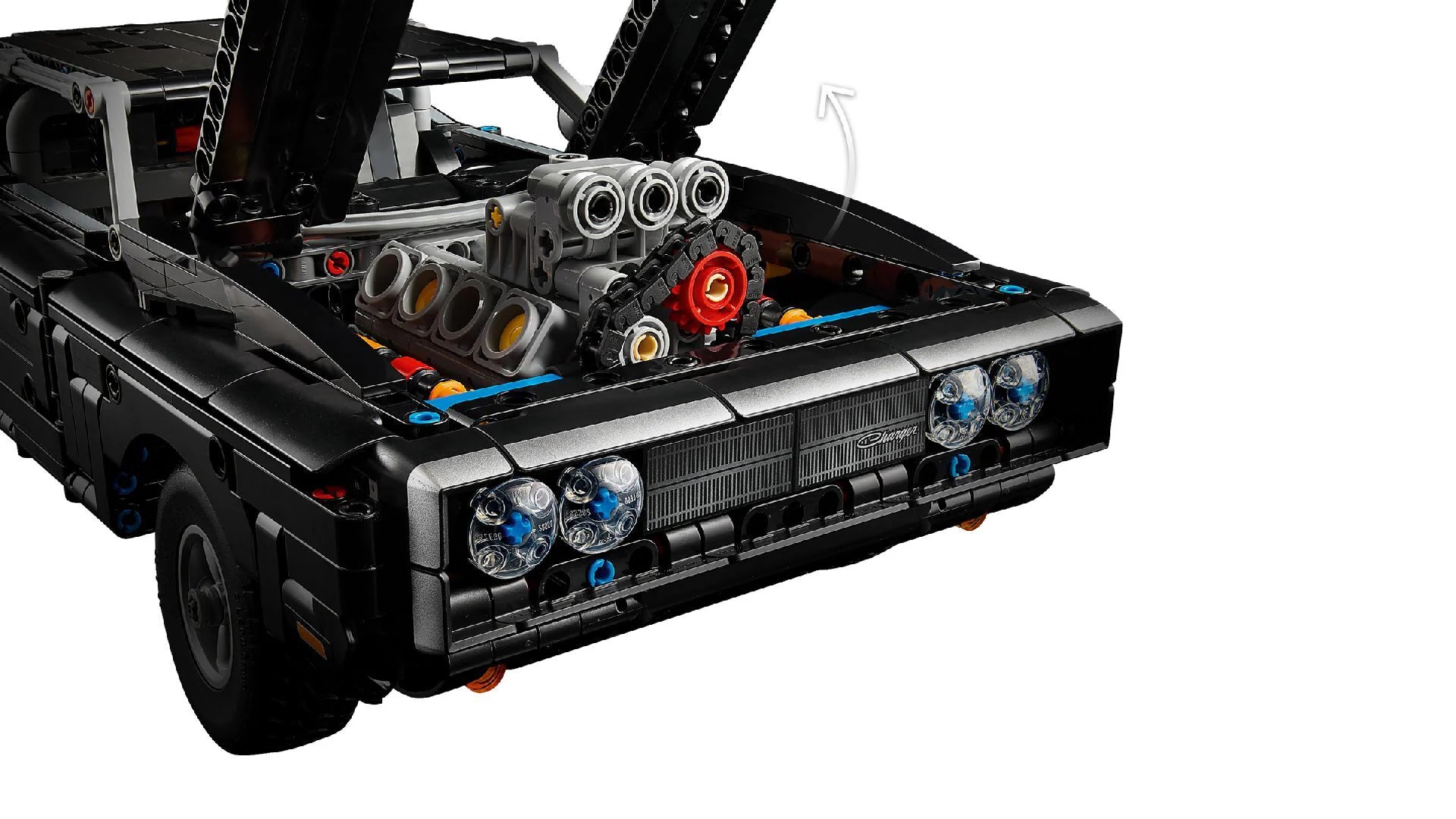 Compatible - Technic - Fast and Furious Dodge Charger R/T Car - 1516 Pieces