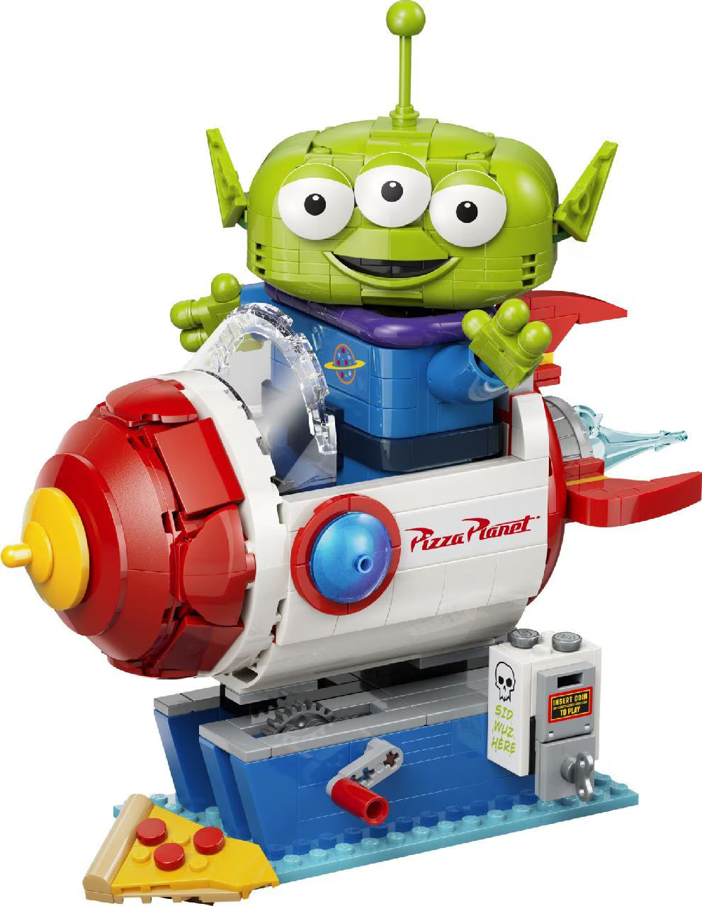 Compatible - Disney - 43307 - Alien with Pizza Planet Rocket Ride - 714 Pieces