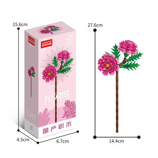Lele Brother - Peony - 157 Pieces