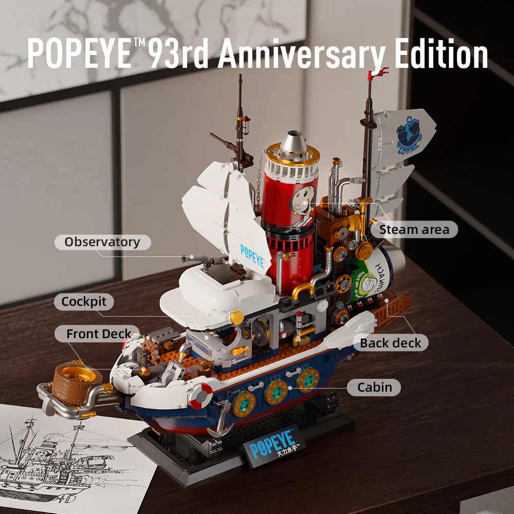 Pantasy - 86402 - Popeye's Steamship - 2501 Pieces