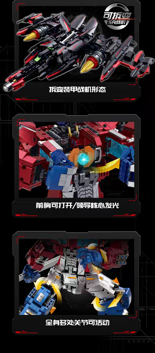 Guly - 10752 - Transformers - Skyfire Optimus Prime - 4598 Pieces