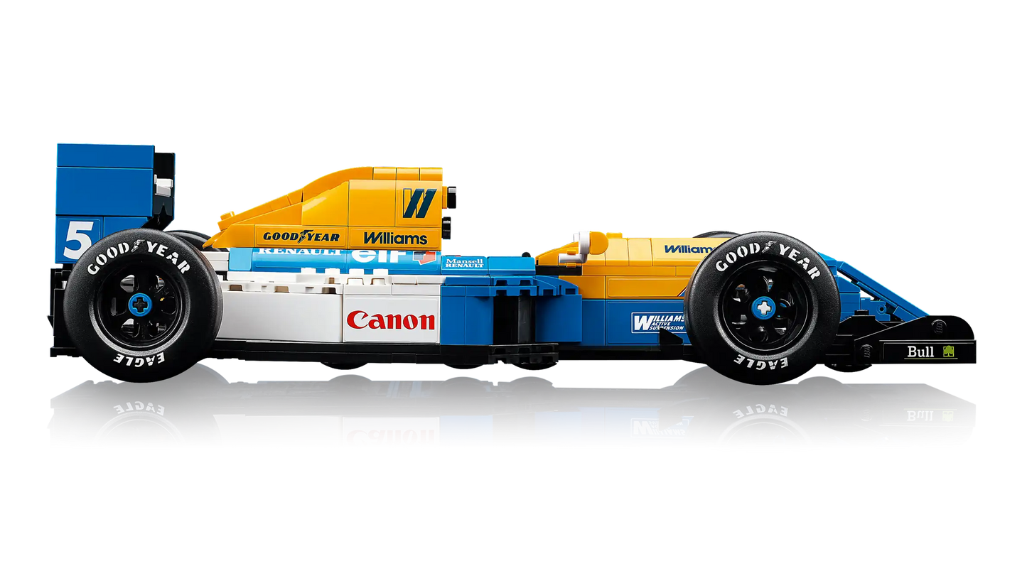 Compatible - 10353 - Icons - Williams Racing FW14B & Nigel Mansell - 799 Pieces