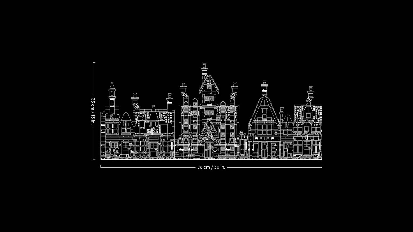Compatible - 76457 - Harry Potter - Collectors Edition - Hogsmeade Village - 3228 Pieces