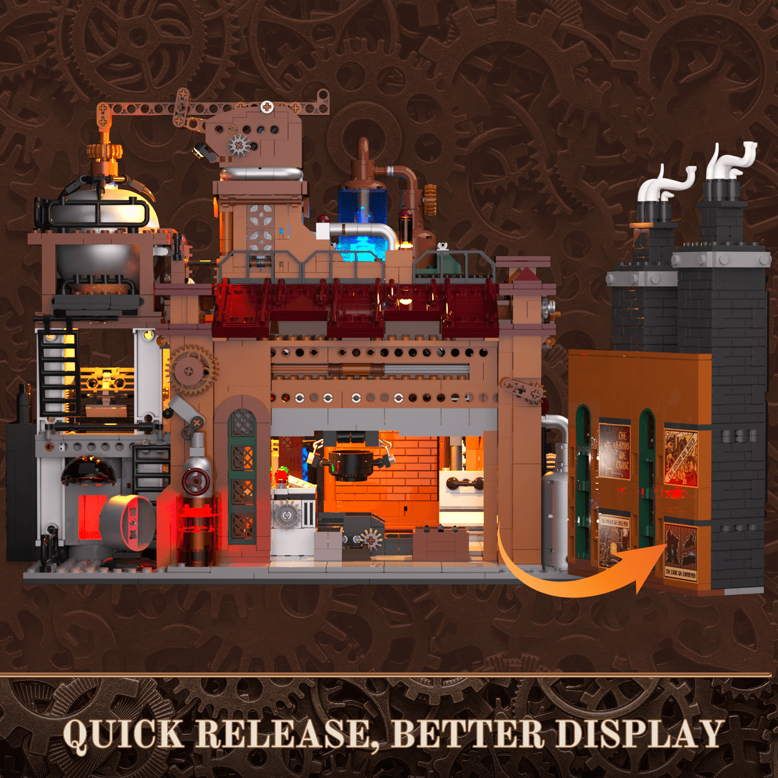 Funwhole/Lumibricks - F9101 - Iron Ore Factory - 3138 Pieces
