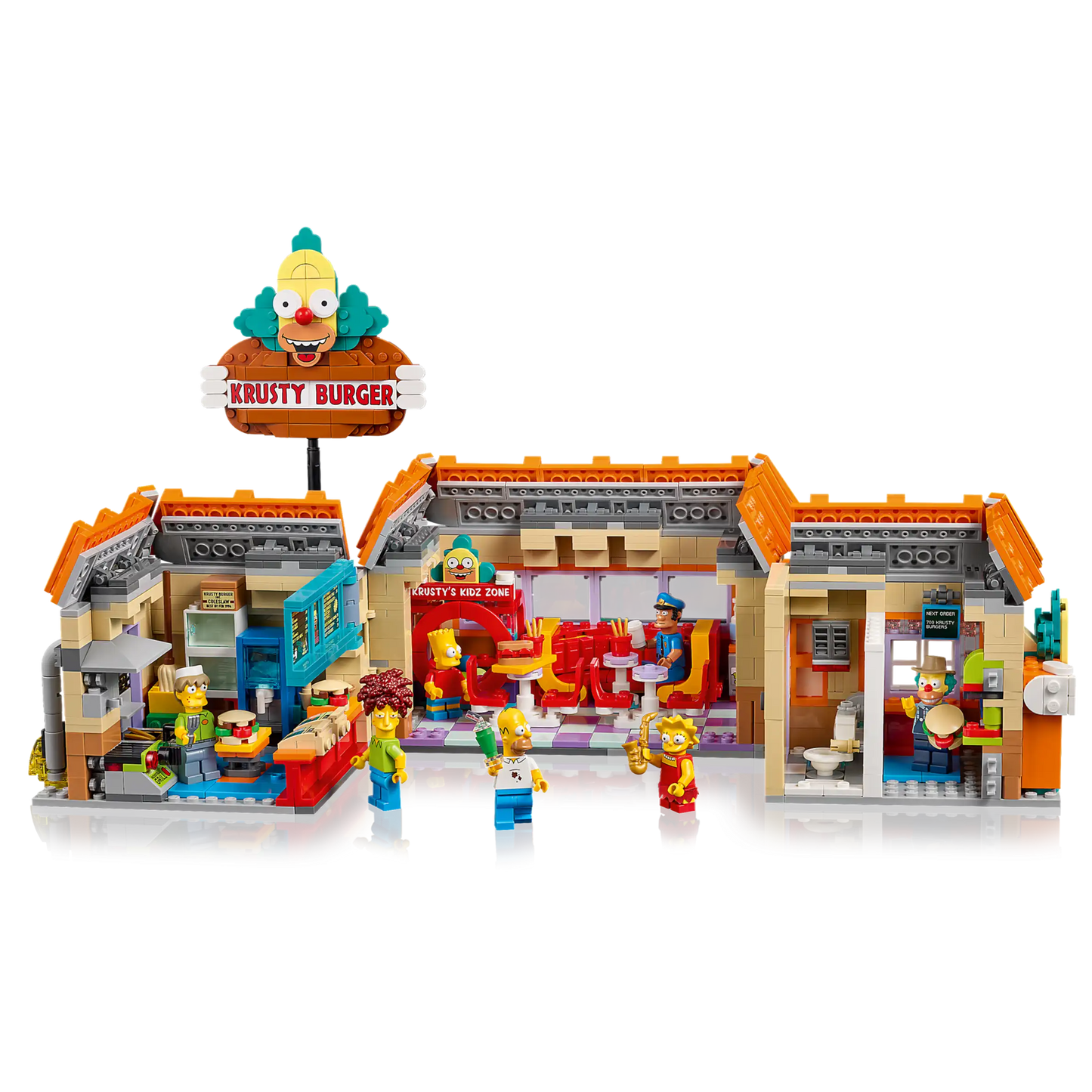 Compatible - 10352 - The Simpsons - Krusty Burger Restaurant - 1635 Pieces
