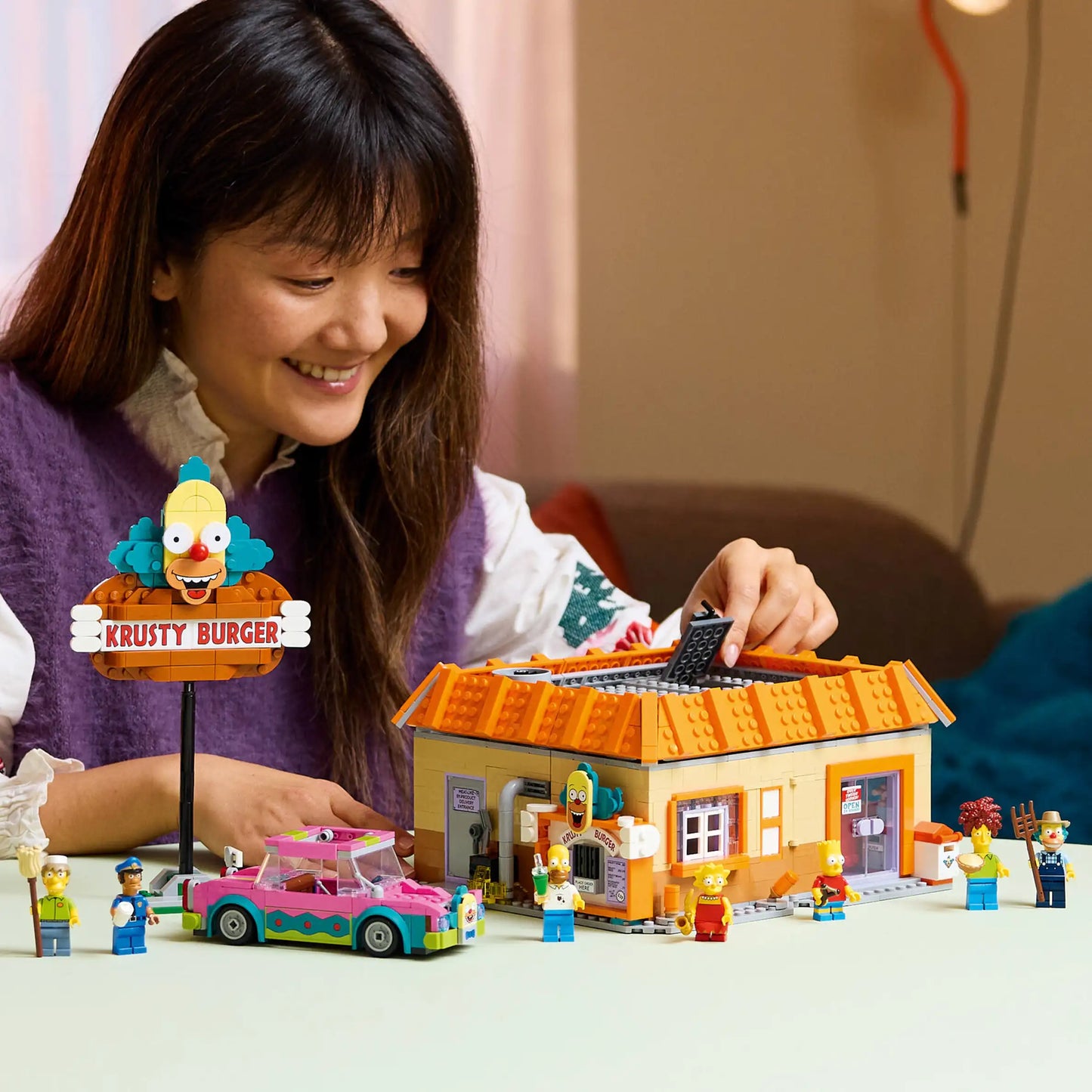 Compatible - 10352 - The Simpsons - Krusty Burger Restaurant - 1635 Pieces