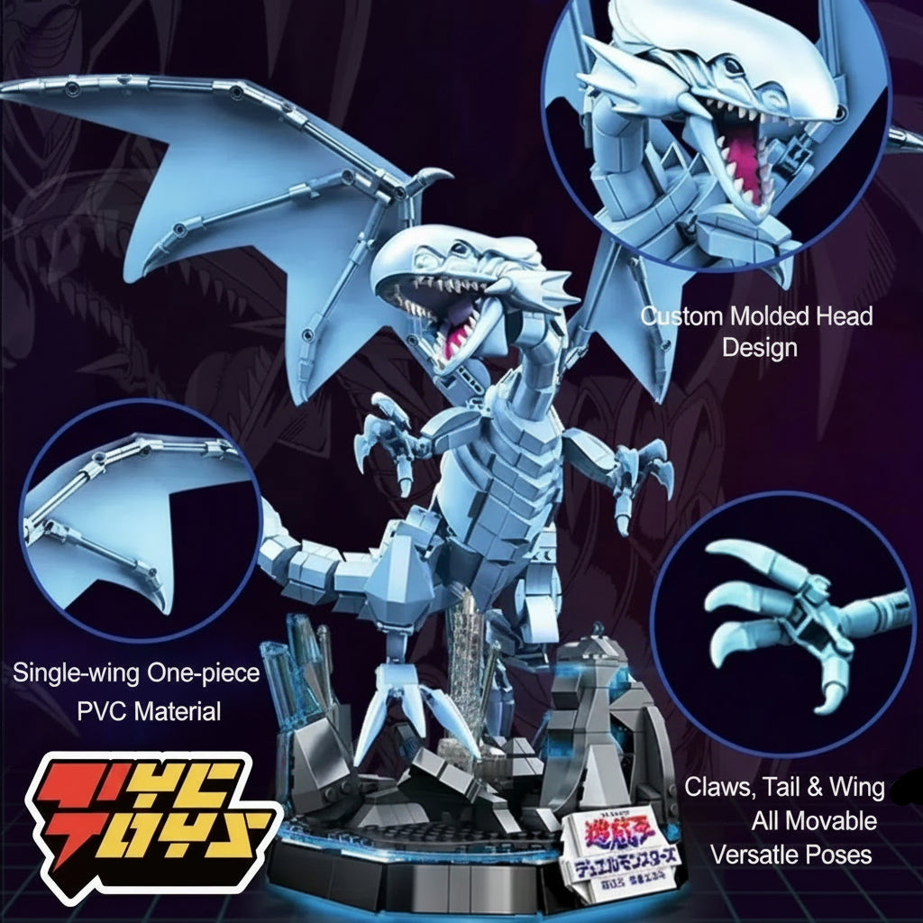 Area X - AB0004 - Yu-Gi-Oh Series - Blue-Eyes White Dragon - 1258 Pieces