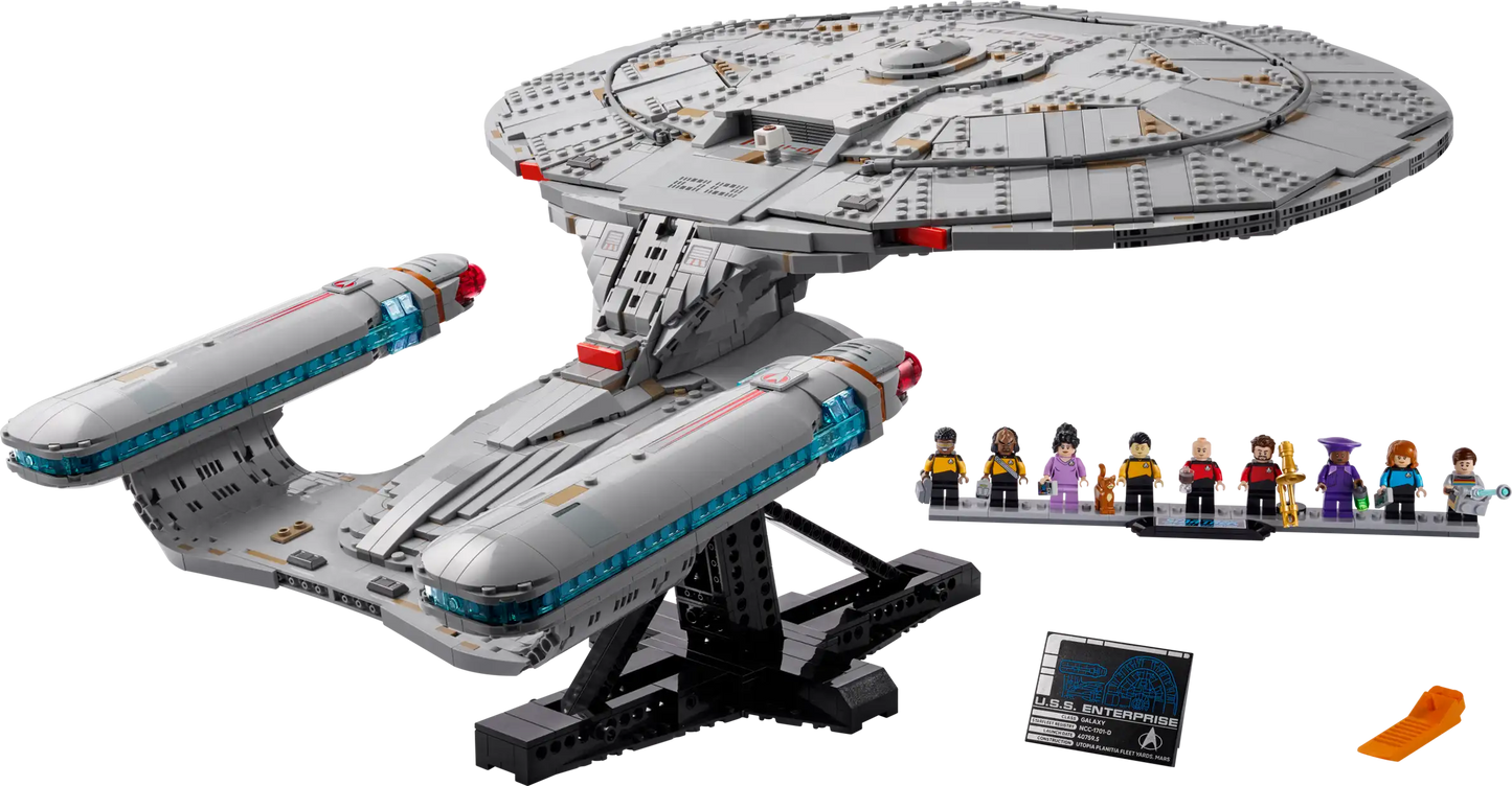 Compatible - 10356 - Icons - Star Trek - USS Enterprise - NCC 1701 DT - 3600 Pieces