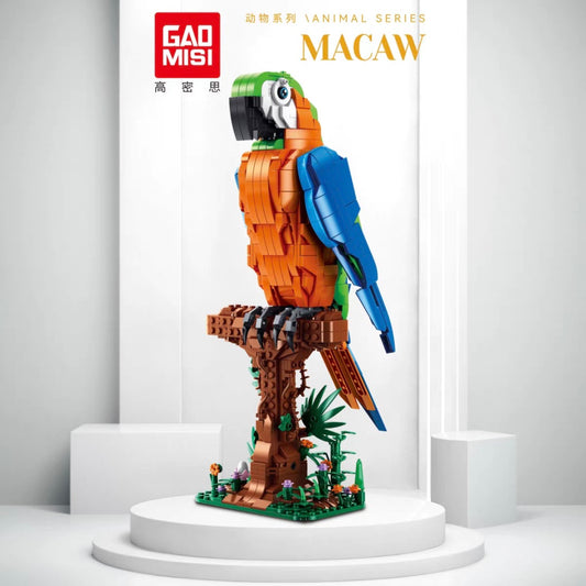 Gaomisi - T2113 - Buildable Macaw - 1138 Pieces