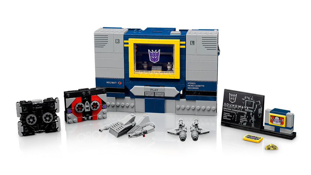 Compatible - Icons - 10358 - Transformers - Sound Wave - 1505 Pieces