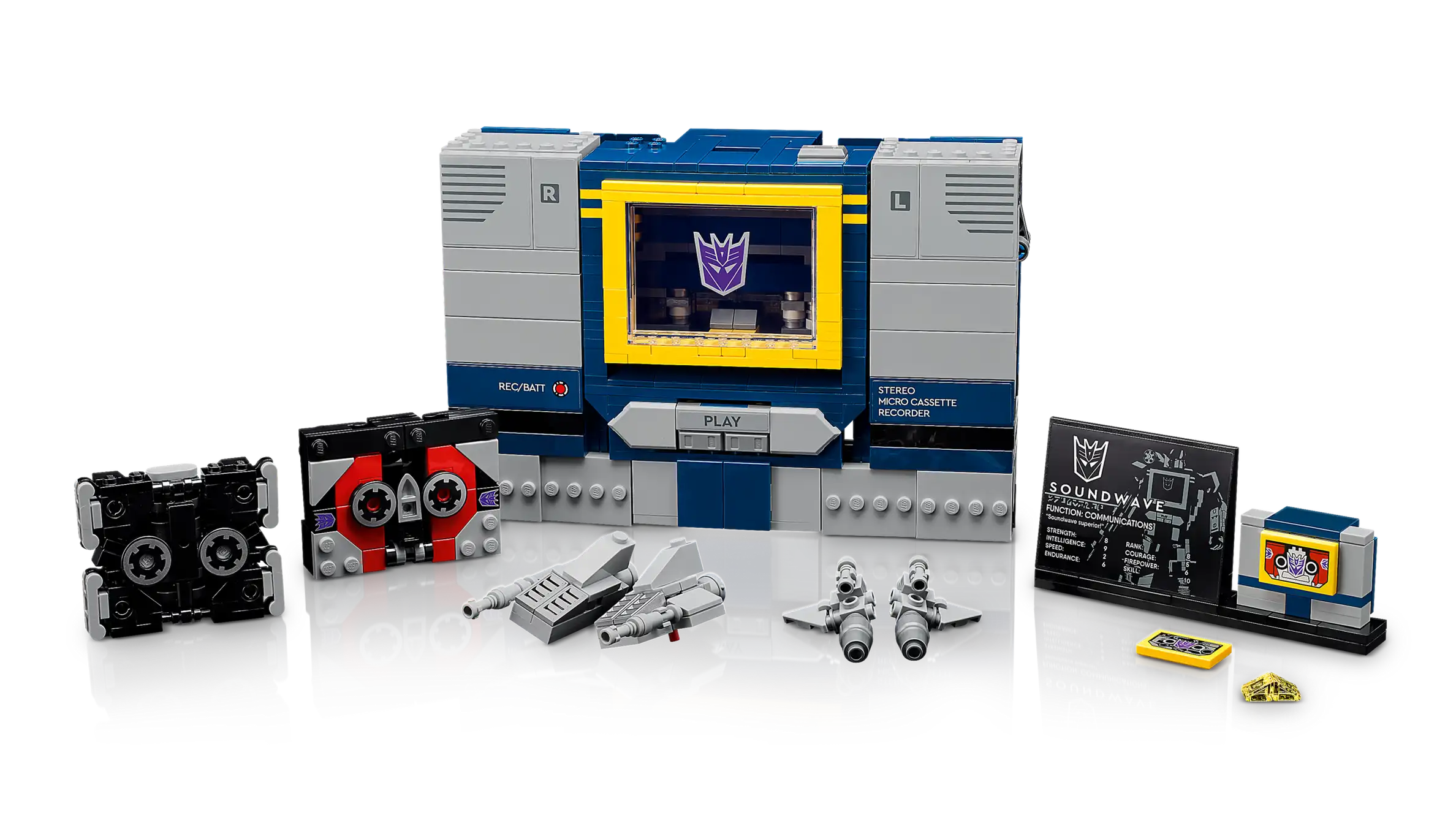Compatible - Icons - 10358 - Transformers - Sound Wave - 1505 Pieces