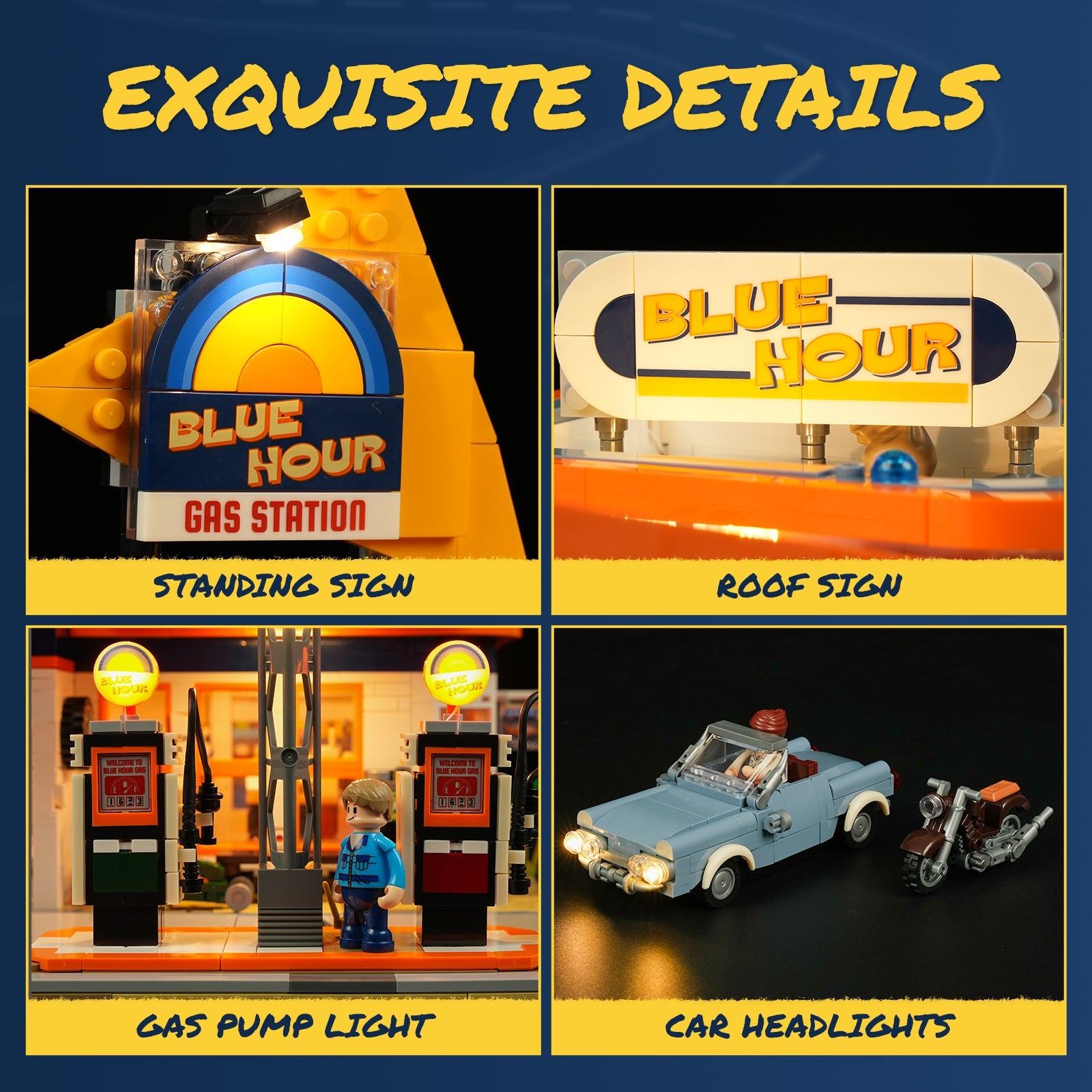 Lumibricks/Funwhole - F9065 - Gas Station - 1608 Pieces