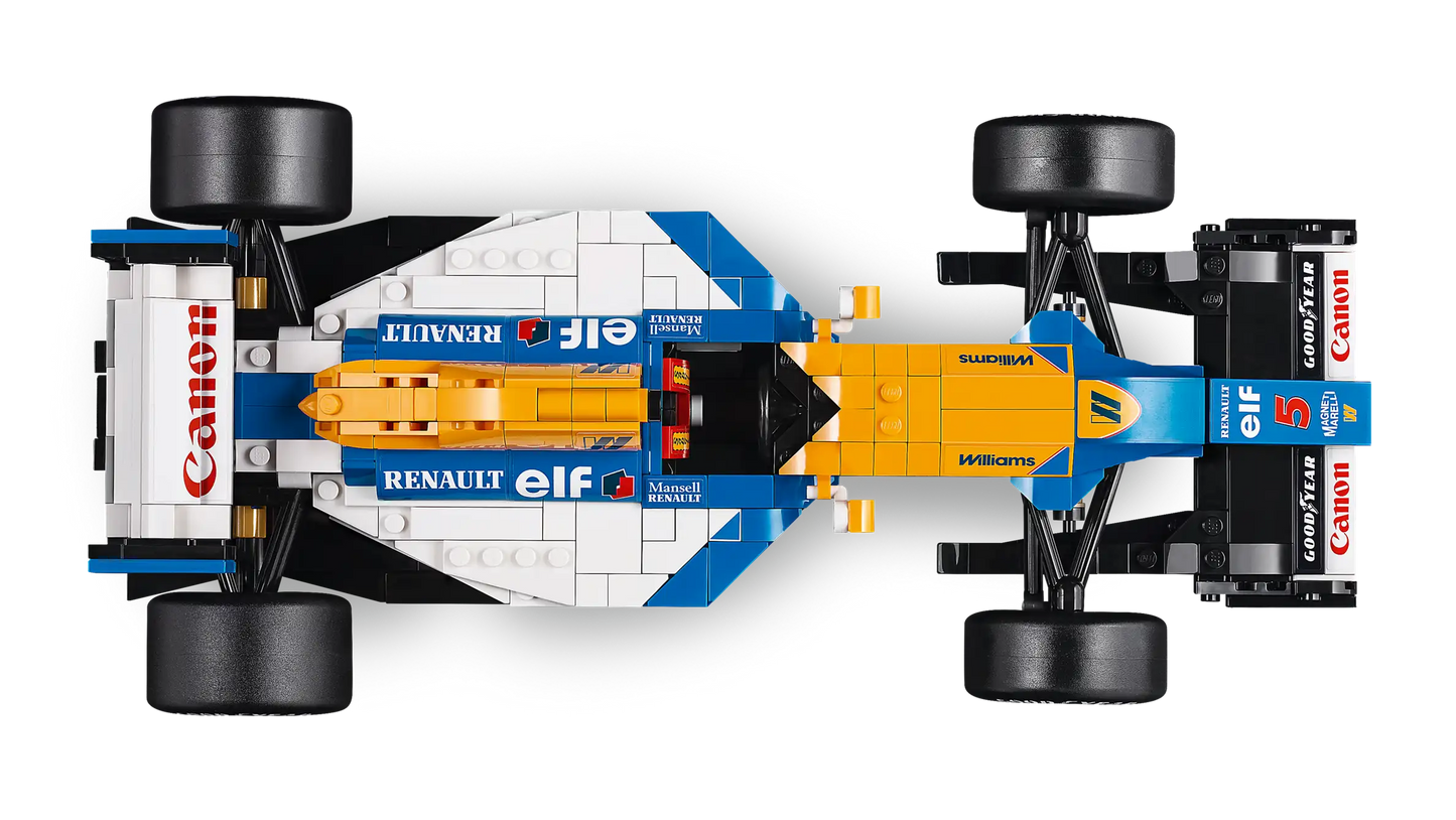 Compatible - 10353 - Icons - Williams Racing FW14B & Nigel Mansell - 799 Pieces