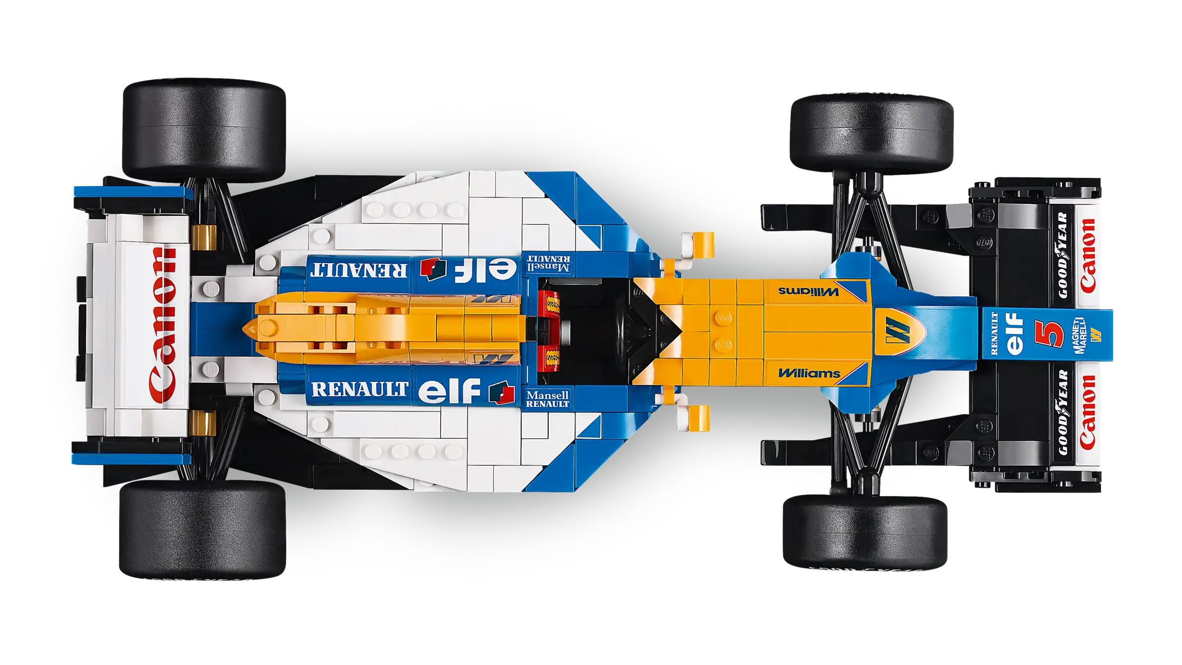 Compatible - Icons - 10353 - Williams Racing FW14B & Nigel Mansell - 799 Pieces