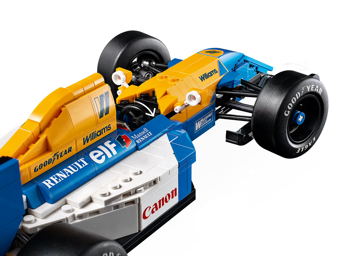 Compatible - 10353 - Icons - Williams Racing FW14B & Nigel Mansell - 799 Pieces