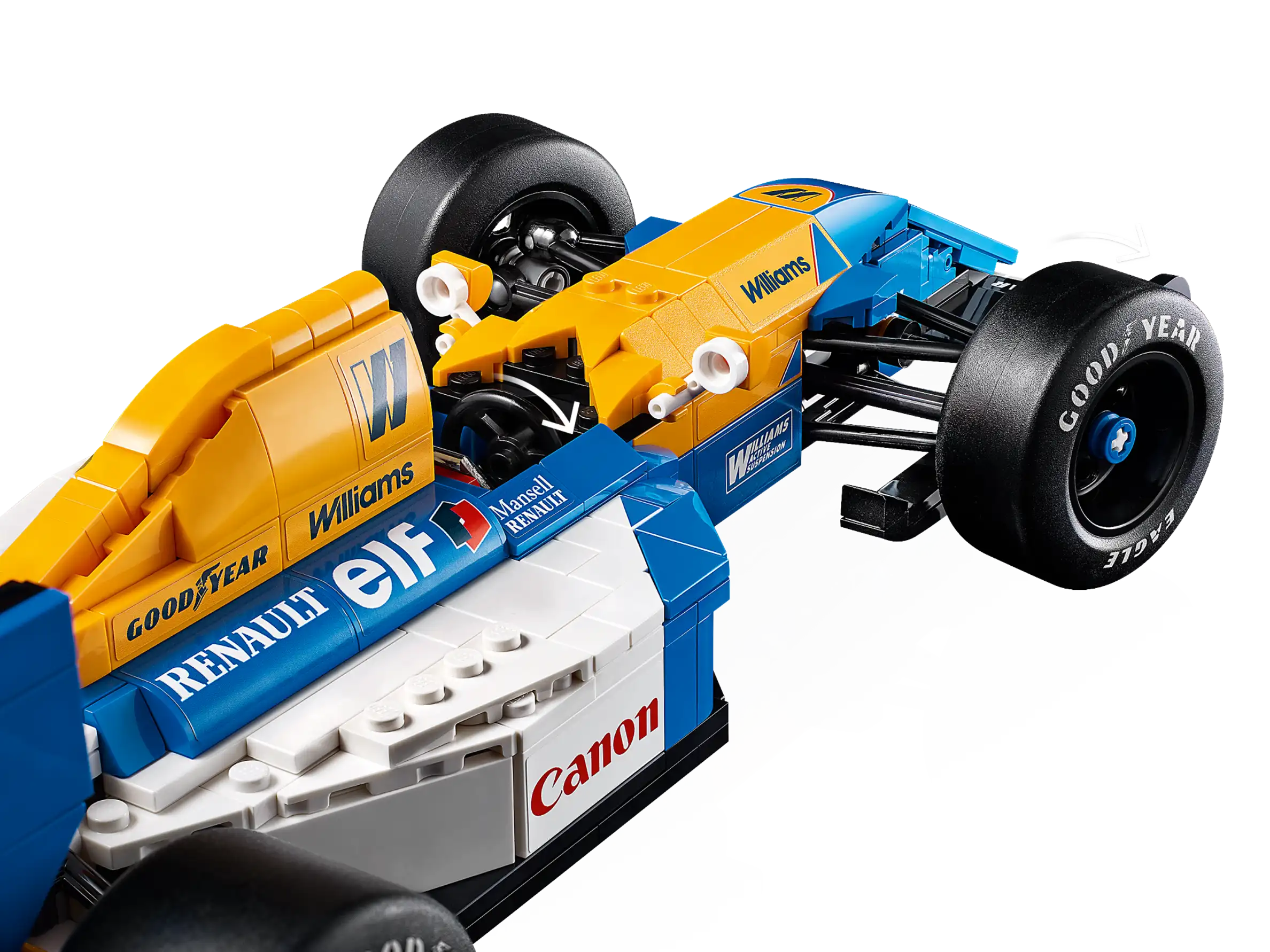 Compatible - Icons - 10353 - Williams Racing FW14B & Nigel Mansell - 799 Pieces