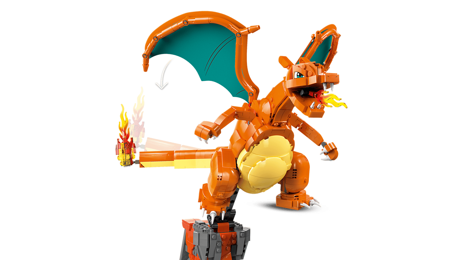 Compatible - 72153 - Pokémon - Venusaur, Charizard and Blastoise - 6838 Pieces (Group Order Discount Not Applicable)