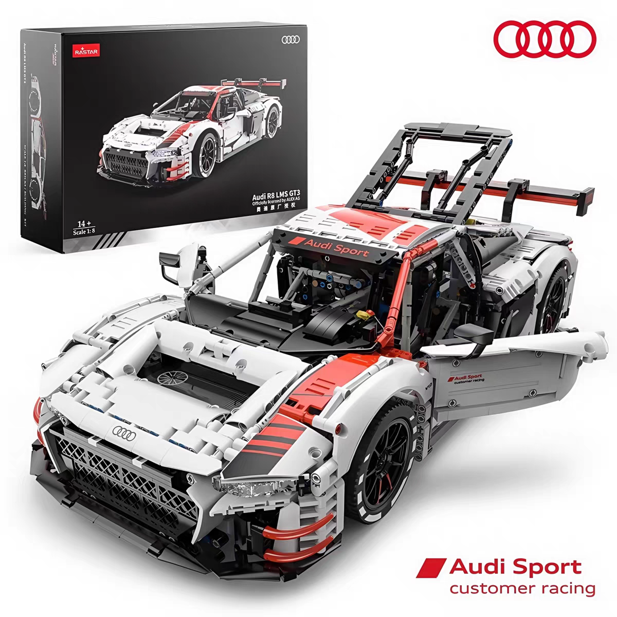 Rastar - 99310 - Audi R8 LMS GT3 - 3411 Pieces