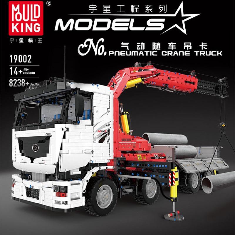 Mould King - 19002 - Pneumatic Crane Truck - 8832 Pieces