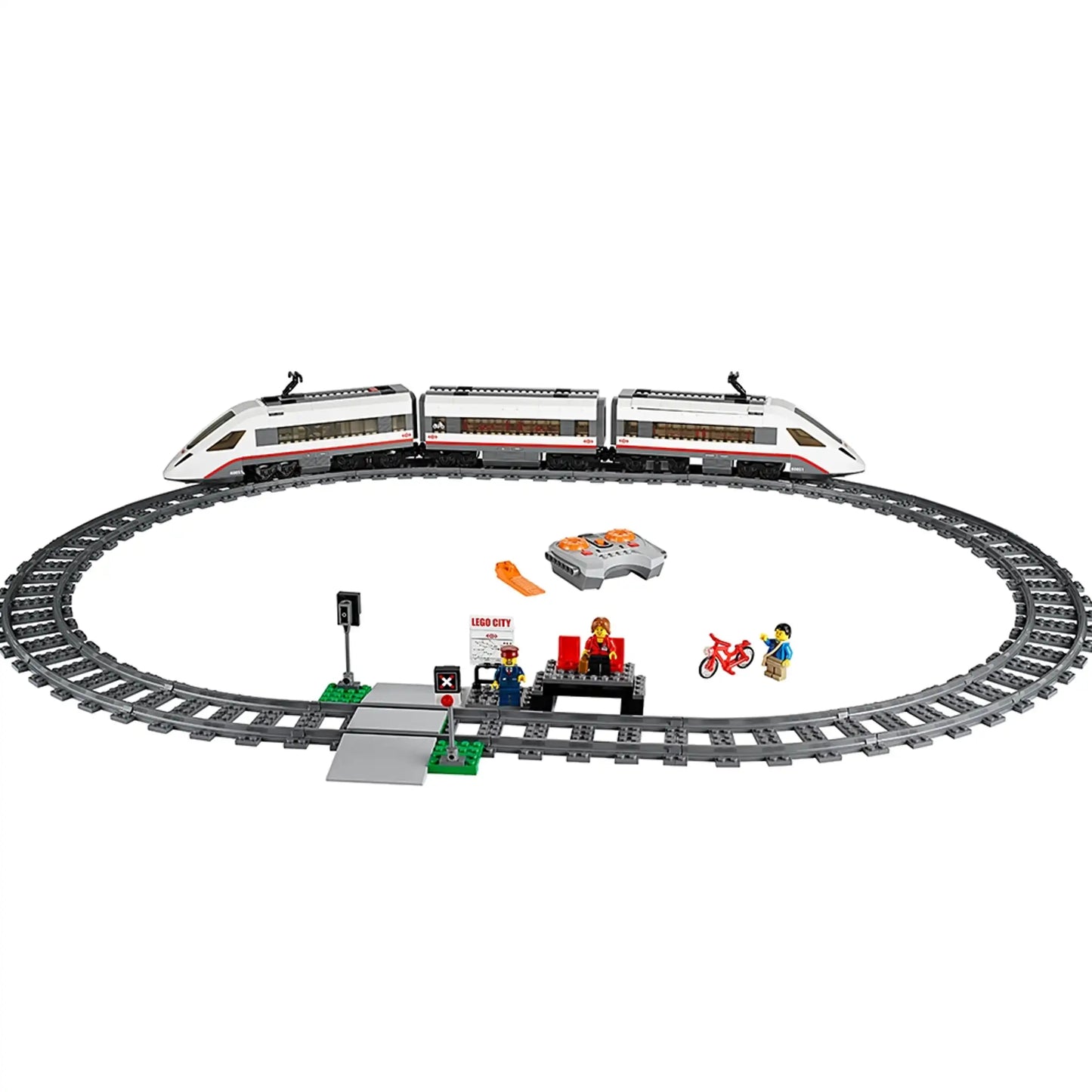 Compatible - City - 60051 - High Speed Passenger Train - 610 Pieces