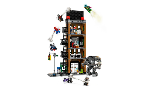 Compatible - 76342 - Marvel - Spider-Man vs Ray Mysterio The Daily Bugle - 781 Pieces