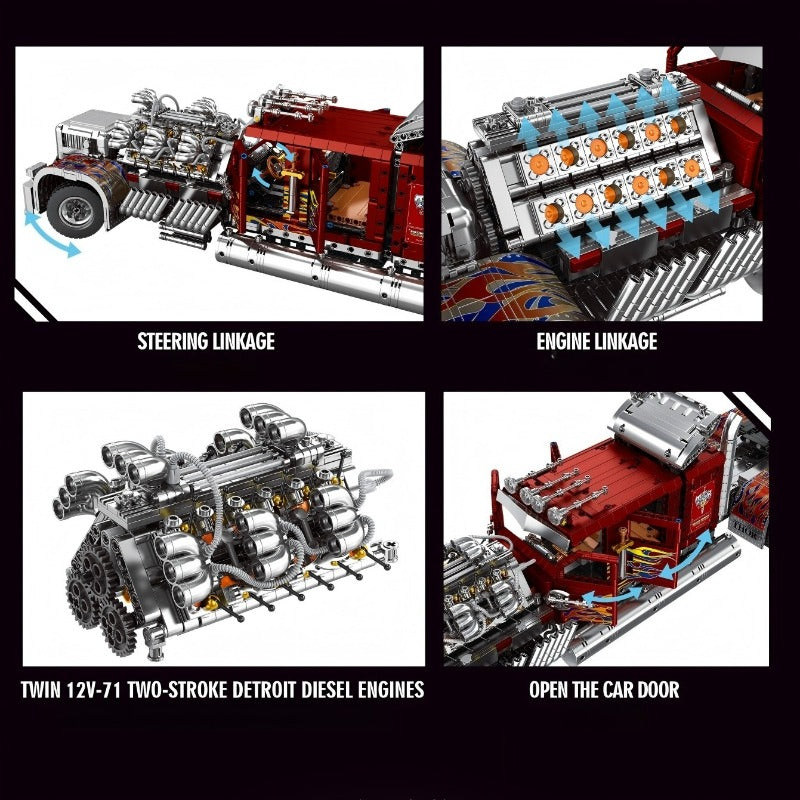 Eikee - Y18066 - Thor 24 Truck - 3485 Pieces