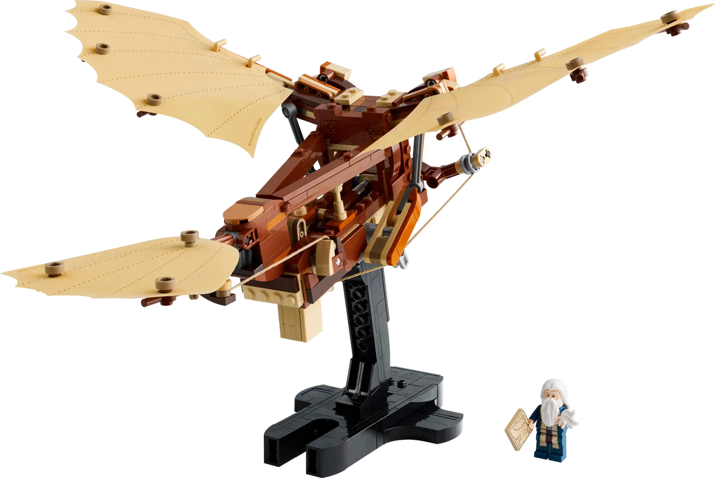 Compatible - 10363 - Icons - Leonardo Da Vinci's Flying Machine - 493 Pieces