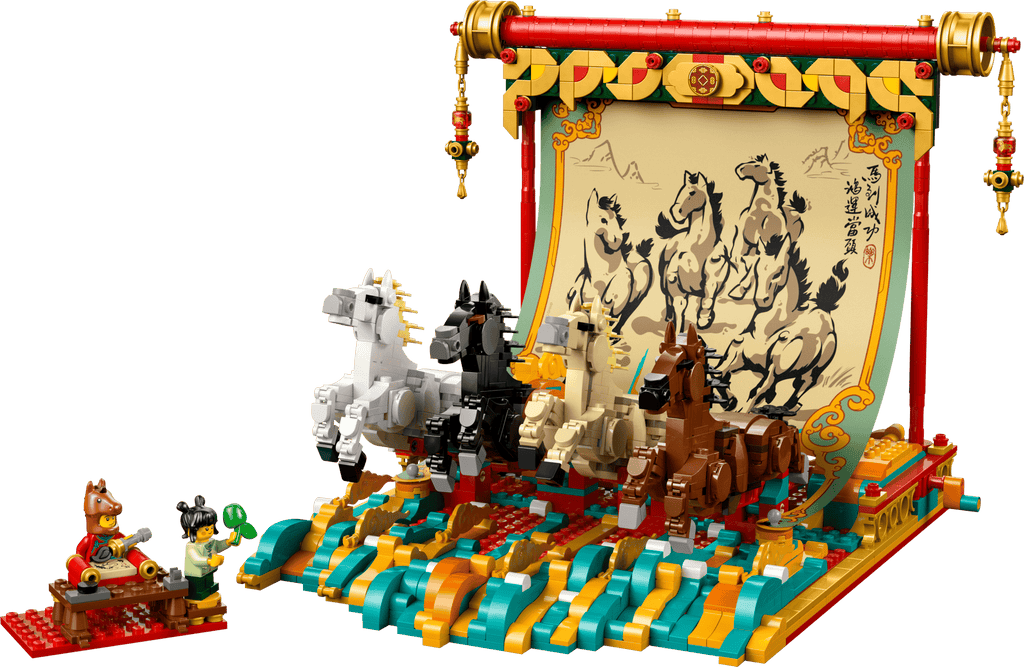 Compatible - IDEAS - 80119 - Galloping Horses Canvas - 1650 Pieces