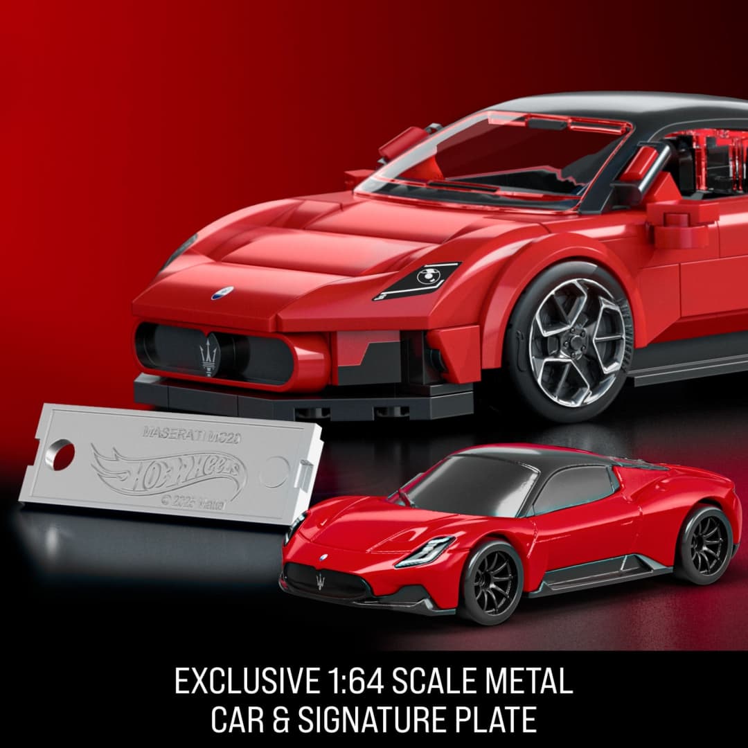 Mattel Brick Shop - Hot Wheels - Maserati MC20 - 250 Pieces