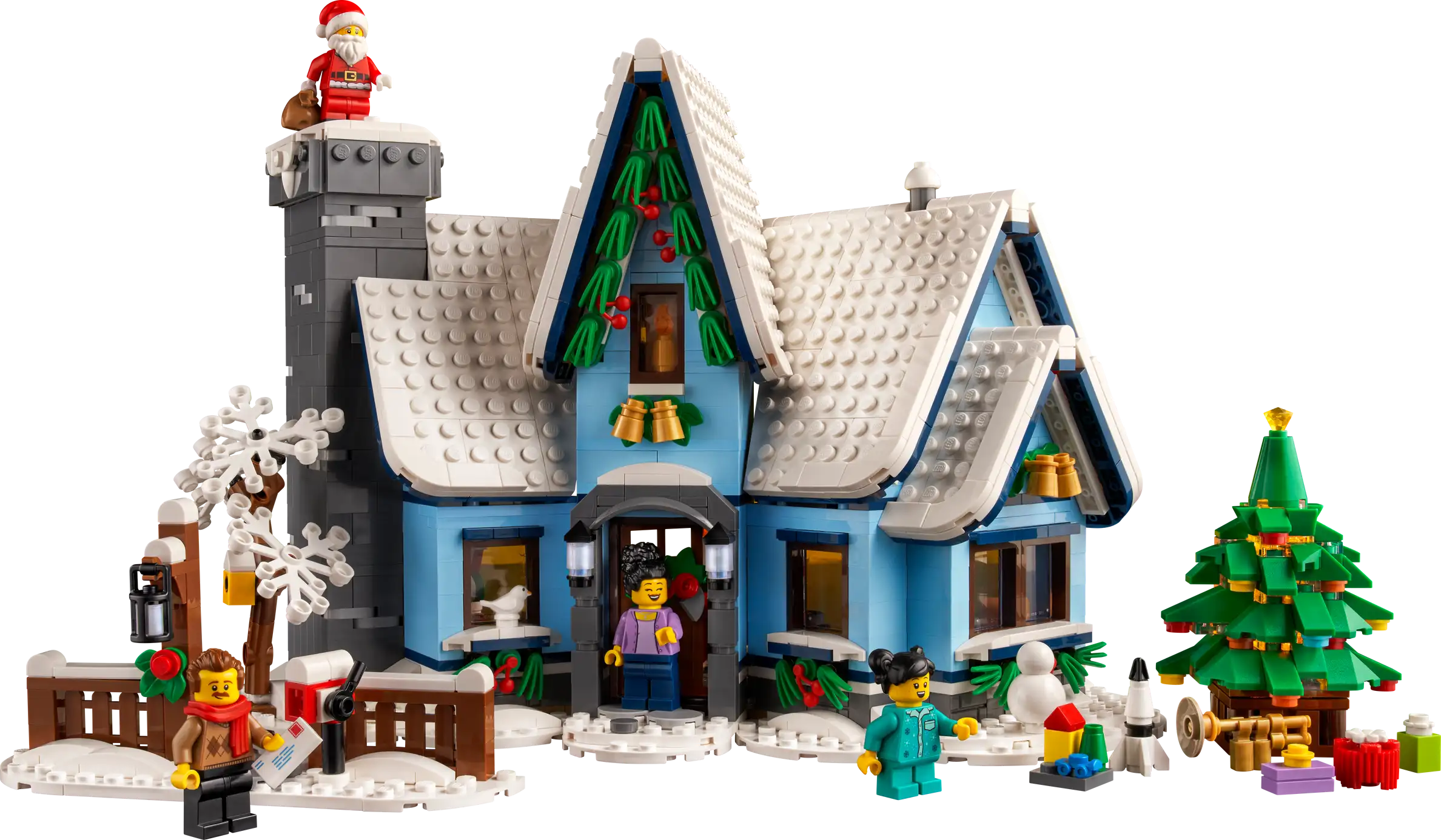 Compatible - Icons - 10293 - Santa’s Visit - 1445 Pieces