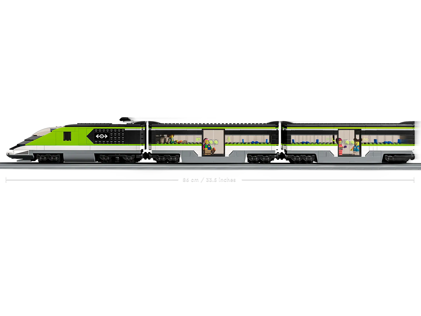 Compatible - 60337 - City - Express Passenger Train - 764 Pieces