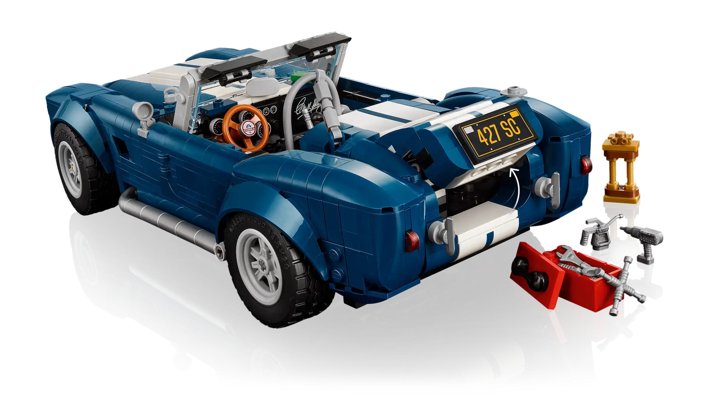 Compatible - Icons - 10357 - Shelby Cobra 427 - 1241 Pieces