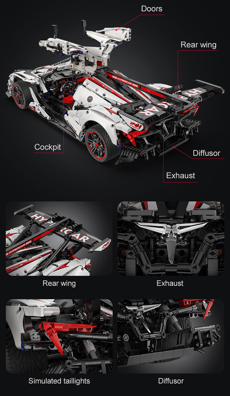 CADA - C61053 - Master Series - Apollo Evo Hypercar - 4465 Pieces - Dynamic Version
