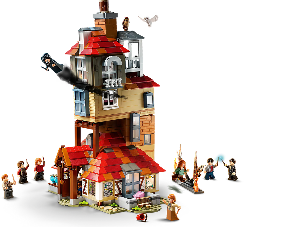 Compatible - Harry Potter - 75980 - Attack on the Burrow - 1047 Pieces