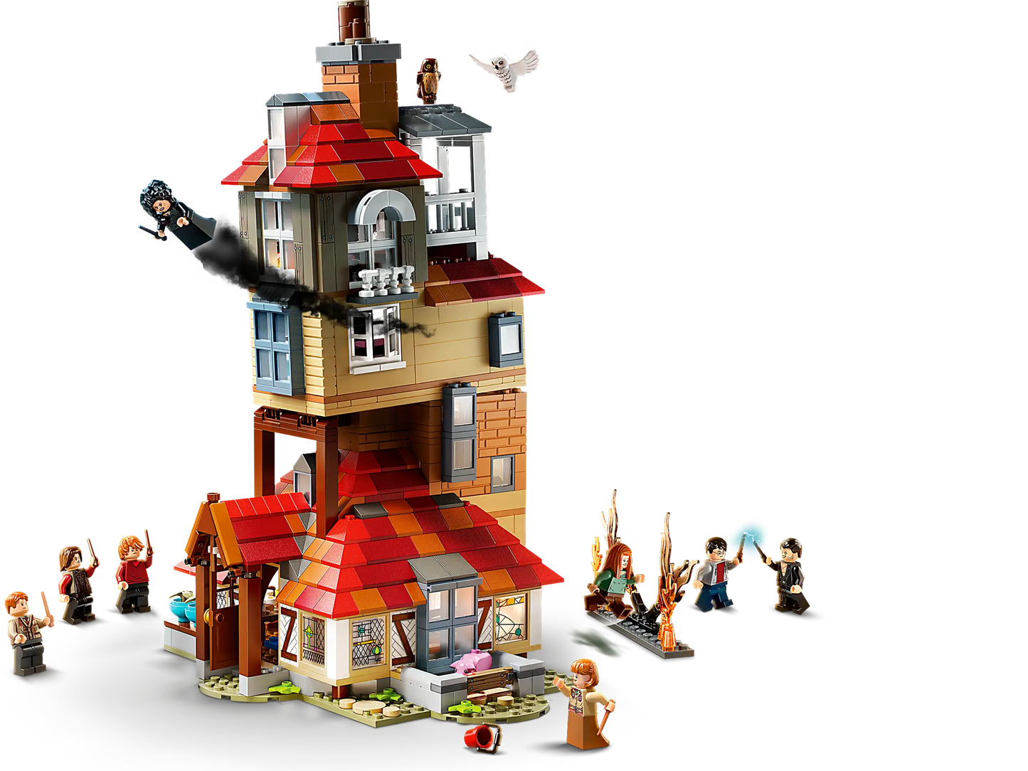 Compatible - 75980 - Harry Potter - Attack On The Burrow - 1047 Pieces