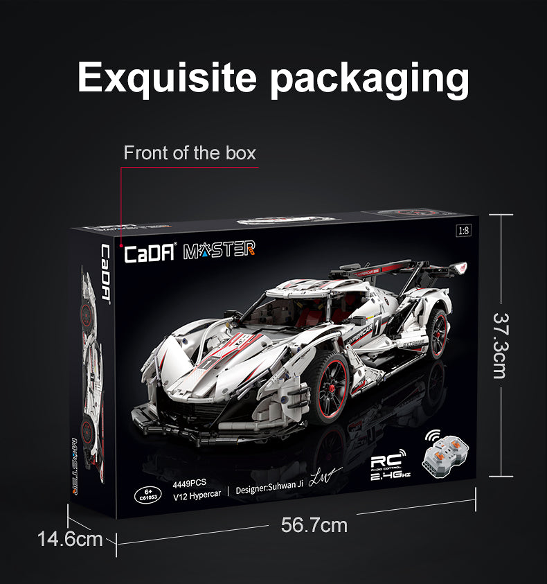CADA - C61053 - Master Series - Apollo Evo Hypercar - 4465 Pieces - Dynamic Version (Group Order Discount Not Applicable)