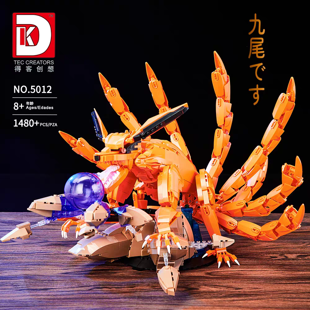 DK - 5012 - Naruto - Kurama - The Nine Tailed Fox - 1480 Pieces