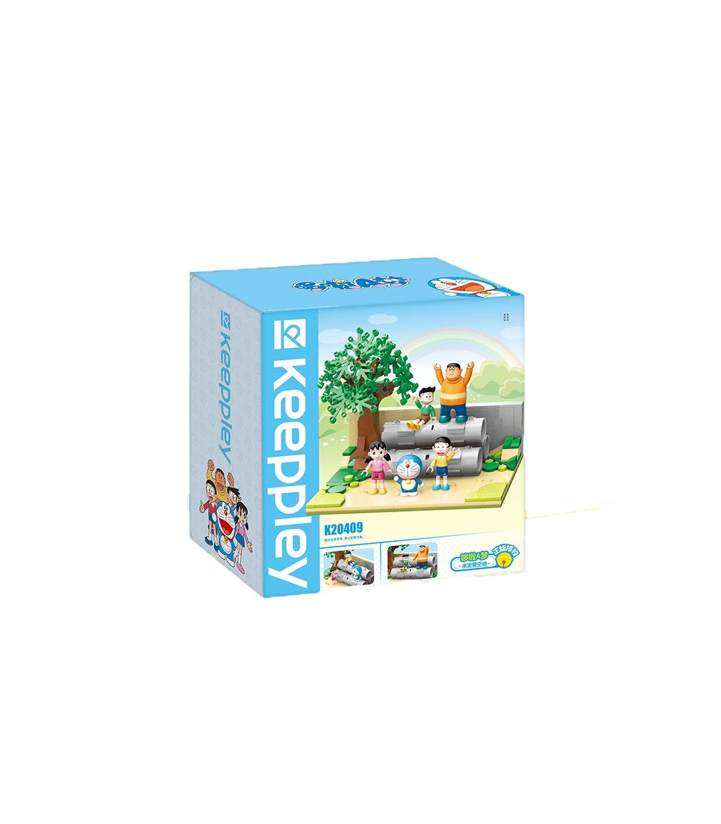 Keeppley - K20409 - Doraemon - Cement Pipe And Playground Diorama - 217 Pieces