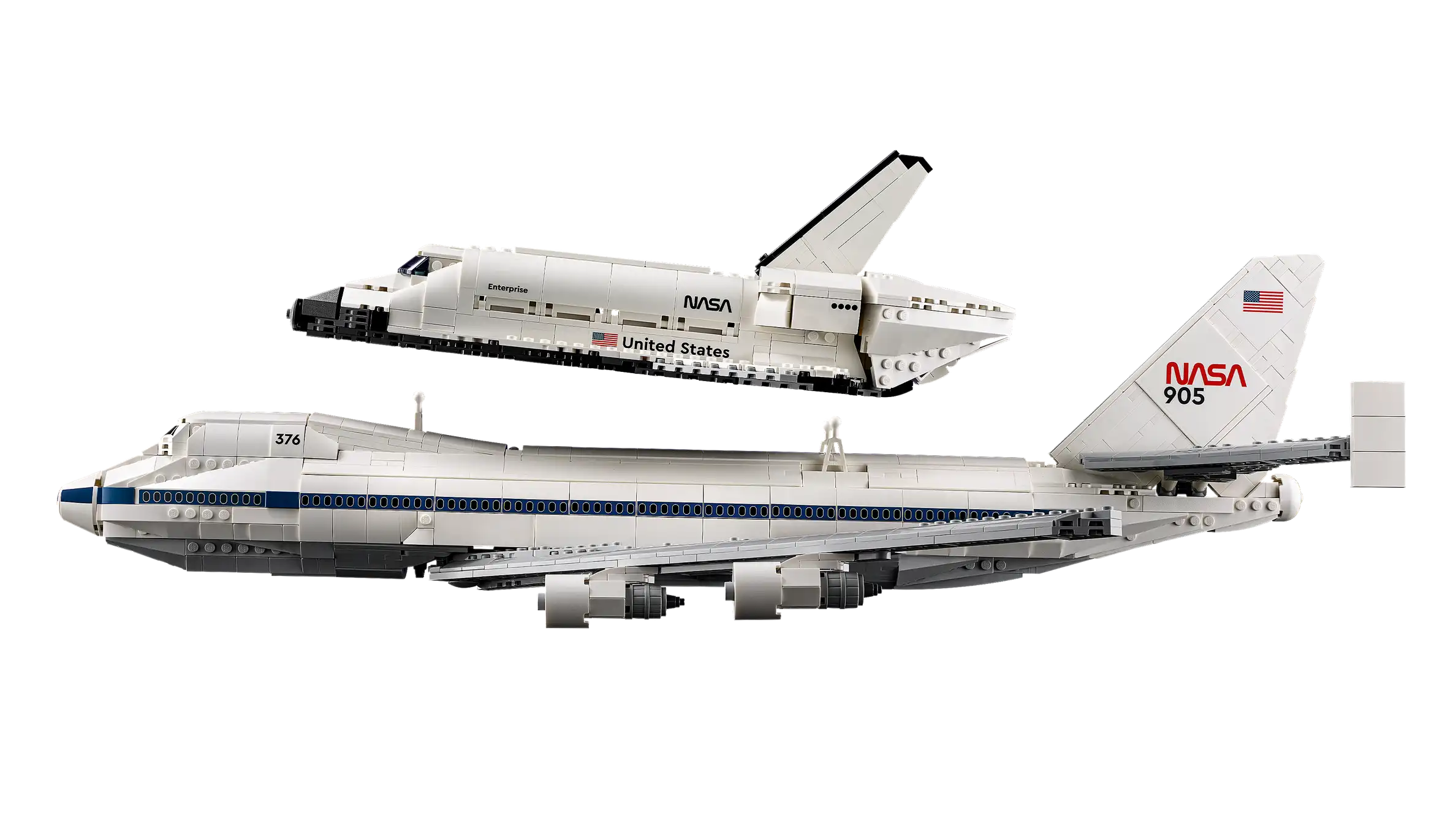 Compatible - Icons - 10360 - NASA - Shuttle Carrier Aircraft - 2417 Pieces