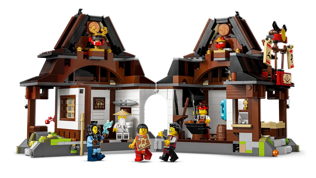 Compatible - Ninjago - 71858 - Four Weapons Blacksmith - 1259 Pieces
