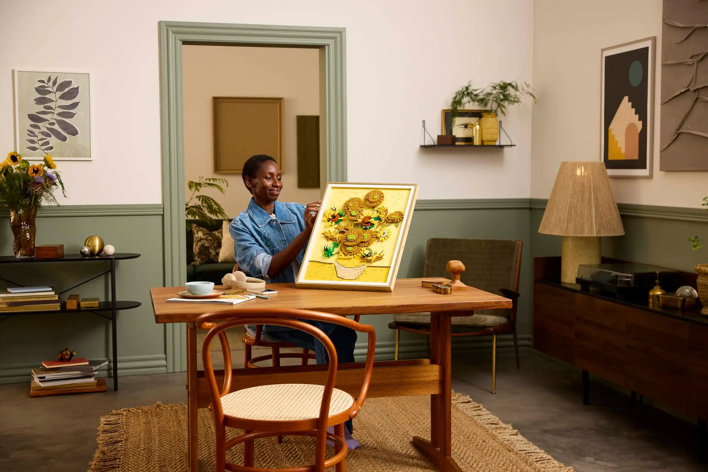 Compatible -  31215 - Art - Vincent Van Gogh - Sunflowers - 2615 Pieces