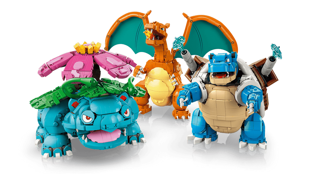 Compatible - 72153 - Pokémon - Venusaur, Charizard and Blastoise - 6838 Pieces (Group Order Discount Not Applicable)