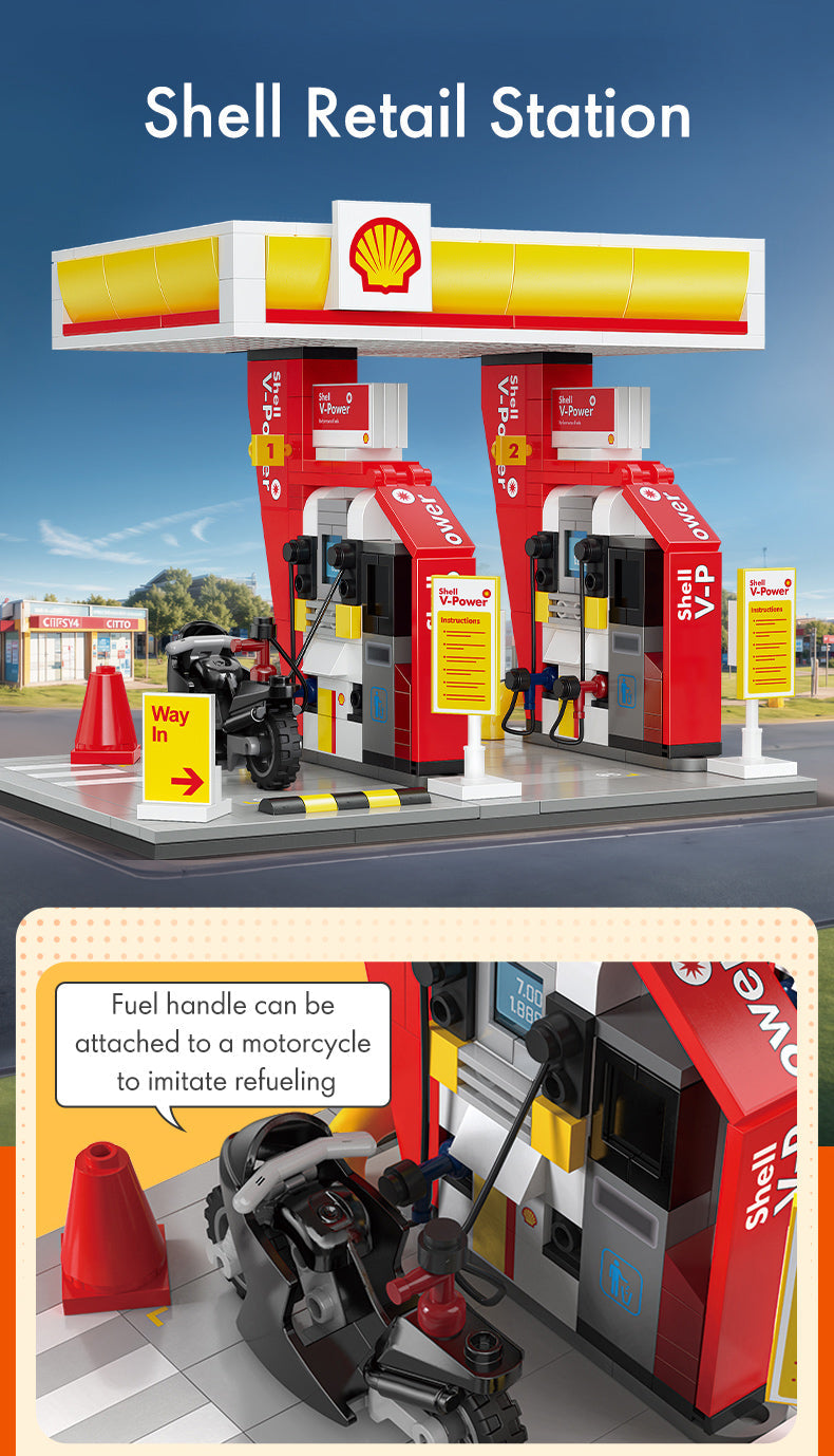 CADA - C66028 - Shell Retail Station - 305 Pieces
