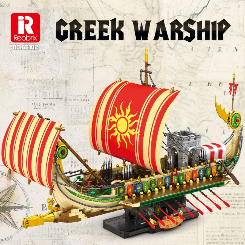 Reobrix - Greek Warship - 2896 Pieces