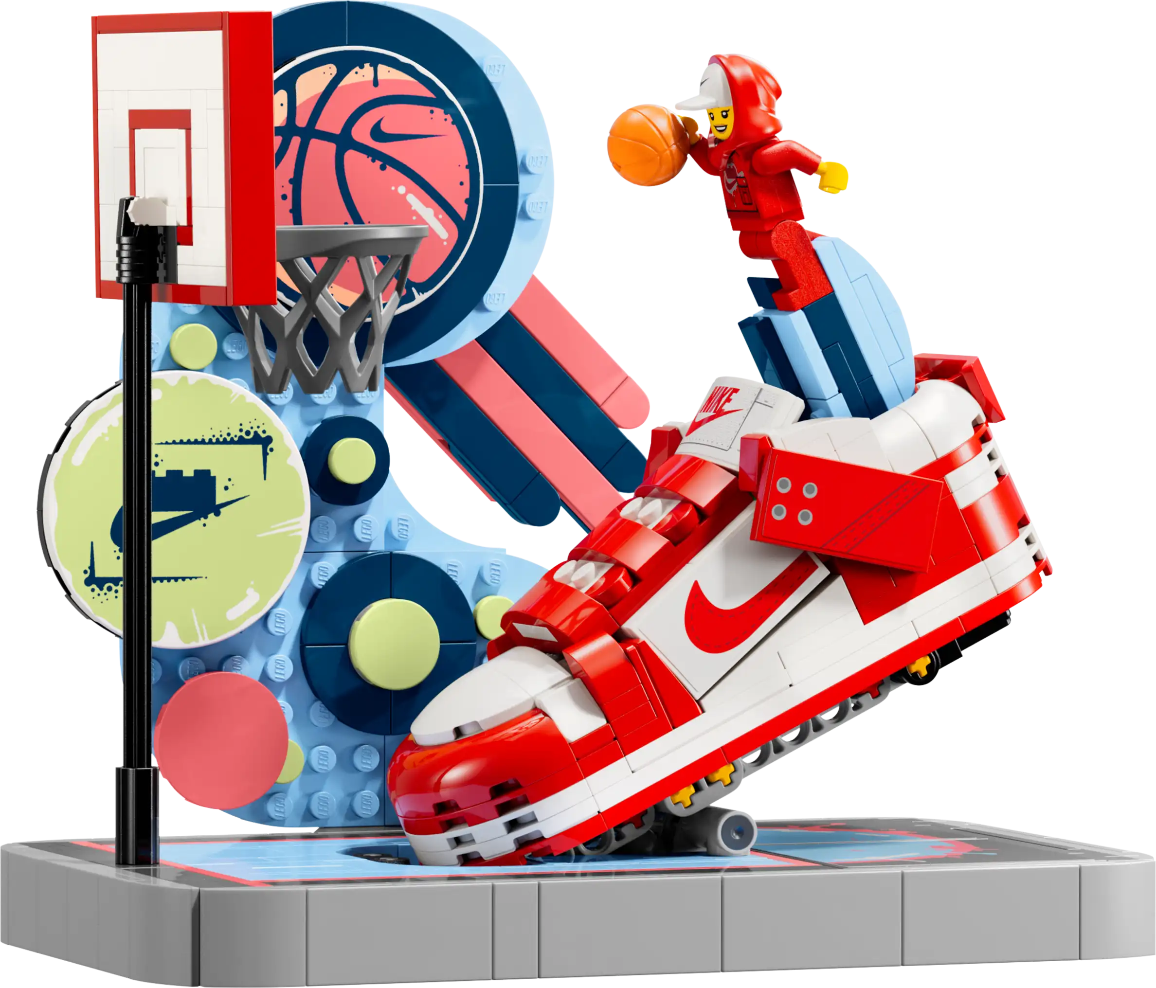 Compatible - Icons - 43021 - Nike - Dunk Trickshot - 454 Pieces