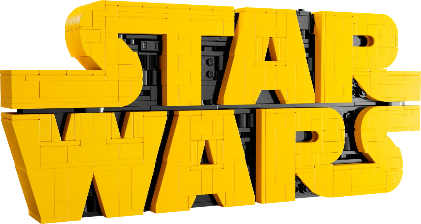 Compatible - 75407 - Brick Built Star Wars Logo - 700 Pieces